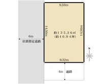 【千葉県/四街道市大日】四街道市大日　土地 区画図