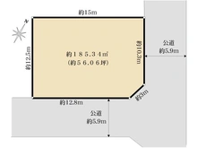 【千葉県/千葉市美浜区磯辺】千葉市美浜区磯辺7丁目　売地 区画図