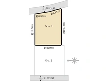 【千葉県/千葉市若葉区大宮台】千葉市若葉区大宮台5丁目　売地　No.1 区画図