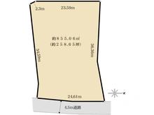 【千葉県/千葉市花見川区横戸町】千葉市花見川区横戸町　売地 区画図