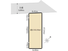 【埼玉県/新座市新堀】新座市新堀2丁目　売地 区画図