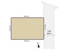 【千葉県/柏市松葉町】柏市松葉町6丁目 土地 区画図