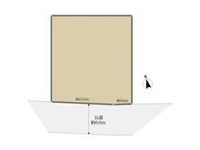 【千葉県/柏市大室】柏市大室3丁目 土地 区画図