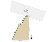 【千葉県/柏市関場町】柏市関場町 土地 区画図