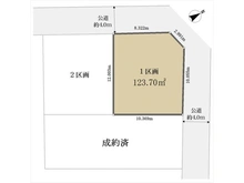 【千葉県/柏市明原】柏市明原3丁目 土地 区画図