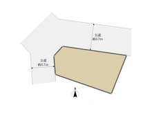 【千葉県/船橋市南本町】船橋市南本町 土地 区画図