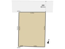 【千葉県/船橋市松が丘】船橋市松が丘3丁目 土地 区画図