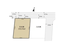 【千葉県/船橋市薬円台】船橋市薬円台1丁目 土地 区画図