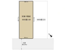 【千葉県/船橋市松が丘】船橋市松が丘4丁目 土地 区画図