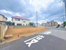 【千葉県/船橋市松が丘】船橋市松が丘1丁目 土地 現地（北東側前面道路から撮影）