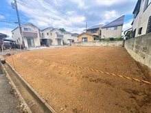 【千葉県/船橋市松が丘】船橋市松が丘1丁目 土地 現地（北西側前面道路から撮影）