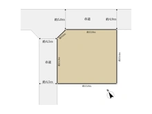 【千葉県/船橋市松が丘】船橋市松が丘1丁目 土地 区画図