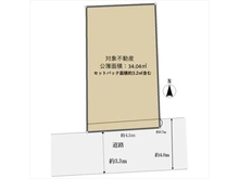 【東京都/豊島区千早】豊島区千早3丁目 土地 区画図