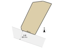 【神奈川県/相模原市南区相模大野】相模原市南区相模大野5丁目 土地 区画図