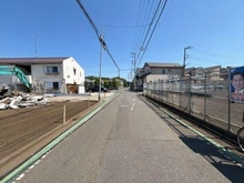 【神奈川県/相模原市中央区東淵野辺】相模原市中央区東淵野辺2丁目 土地 前面道路撮影（幅員約５．４ｍ）