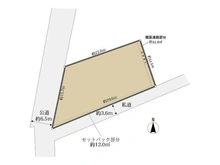 【神奈川県/横浜市神奈川区立町】横浜市神奈川区立町 土地 区画図