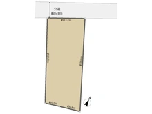 【神奈川県/藤沢市鵠沼松が岡】藤沢市鵠沼松が岡4丁目 土地 区画図