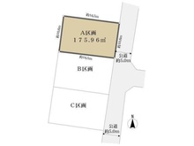 【神奈川県/藤沢市片瀬山】藤沢市片瀬山4丁目 土地 区画図