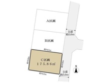 【神奈川県/藤沢市片瀬山】藤沢市片瀬山4丁目 土地 区画図