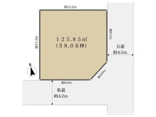 【東京都/武蔵野市吉祥寺南町】武蔵野市吉祥寺南町4丁目 土地 区画図