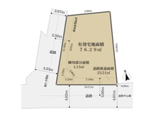 【東京都/三鷹市井の頭】三鷹市井の頭1丁目 土地 区画図