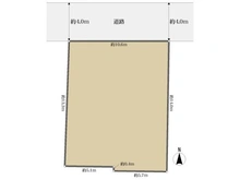【東京都/調布市八雲台】調布市八雲台1丁目 土地 区画図