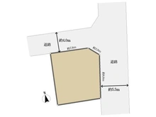 【東京都/調布市染地】調布市染地2丁目 土地 区画図