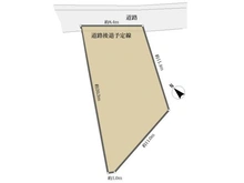 【神奈川県/川崎市多摩区栗谷】川崎市多摩区栗谷1丁目 土地 区画図