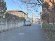 【神奈川県/川崎市麻生区上麻生】川崎市麻生区上麻生2丁目 土地 前面道路（２０２６年３月撮影）