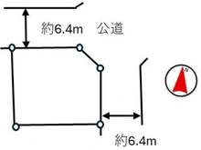 【神奈川県/横浜市金沢区富岡西】横浜市金沢区富岡西4丁目 土地 区画図