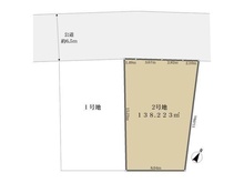 【神奈川県/横浜市港南区日限山】横浜市港南区日限山4丁目 土地 区画図
