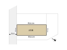 【神奈川県/横浜市都筑区茅ケ崎東】横浜市都筑区茅ケ崎東2丁目 土地 区画図