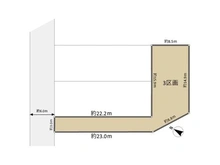 【神奈川県/横浜市都筑区茅ケ崎東】横浜市都筑区茅ケ崎東2丁目 土地 区画図