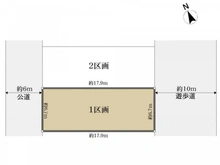 【東京都/東久留米市滝山】東久留米市滝山5丁目 土地 区画図