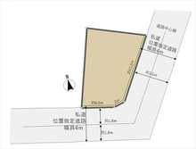 【東京都/杉並区荻窪】杉並区荻窪3丁目 土地 区画図
