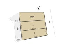 【東京都/杉並区下高井戸】杉並区下高井戸3丁目 土地 区画図