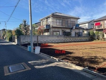 【東京都/練馬区貫井】練馬区貫井3丁目 土地 現地【Ｂ区画】と前面道路