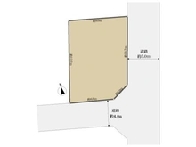 【東京都/三鷹市北野】三鷹市北野1丁目 土地 区画図