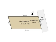 【東京都/世田谷区代田】世田谷区代田4丁目 土地 区画図