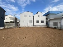 【東京都/世田谷区桜】世田谷区桜2丁目 土地 現地：分譲地全体（奥がＡ区画）