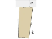 【東京都/世田谷区松原】世田谷区松原5丁目 土地 区画図