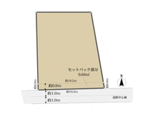 【東京都/狛江市猪方】狛江市猪方3丁目 土地 区画図