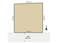 【東京都/世田谷区祖師谷】世田谷区祖師谷5丁目 土地 区画図