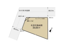 【東京都/文京区千駄木】文京区千駄木5丁目 土地 区画図