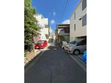 【埼玉県/蕨市中央】蕨市中央4丁目 土地 前面通路及び道路（本地は道路に未接道）