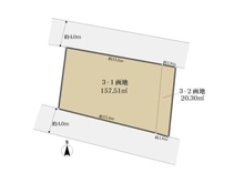 【埼玉県/川口市大字東本郷】川口市大字東本郷 土地 区画図