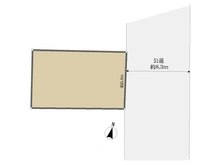 【東京都/新宿区西落合】新宿区西落合4丁目 土地 区画図
