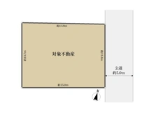 【東京都/日野市南平】日野市南平2丁目 土地 区画図