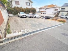 【大阪府/箕面市石丸】箕面市石丸3丁目 土地 現地　西側（２０２６年２月撮影）