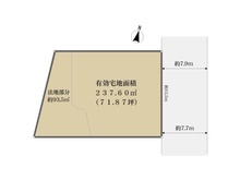 【兵庫県/西宮市南郷町】西宮市南郷町 土地 区画図